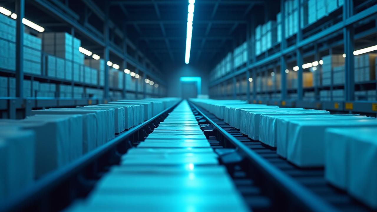Automated warehouse sorting system for returned goods